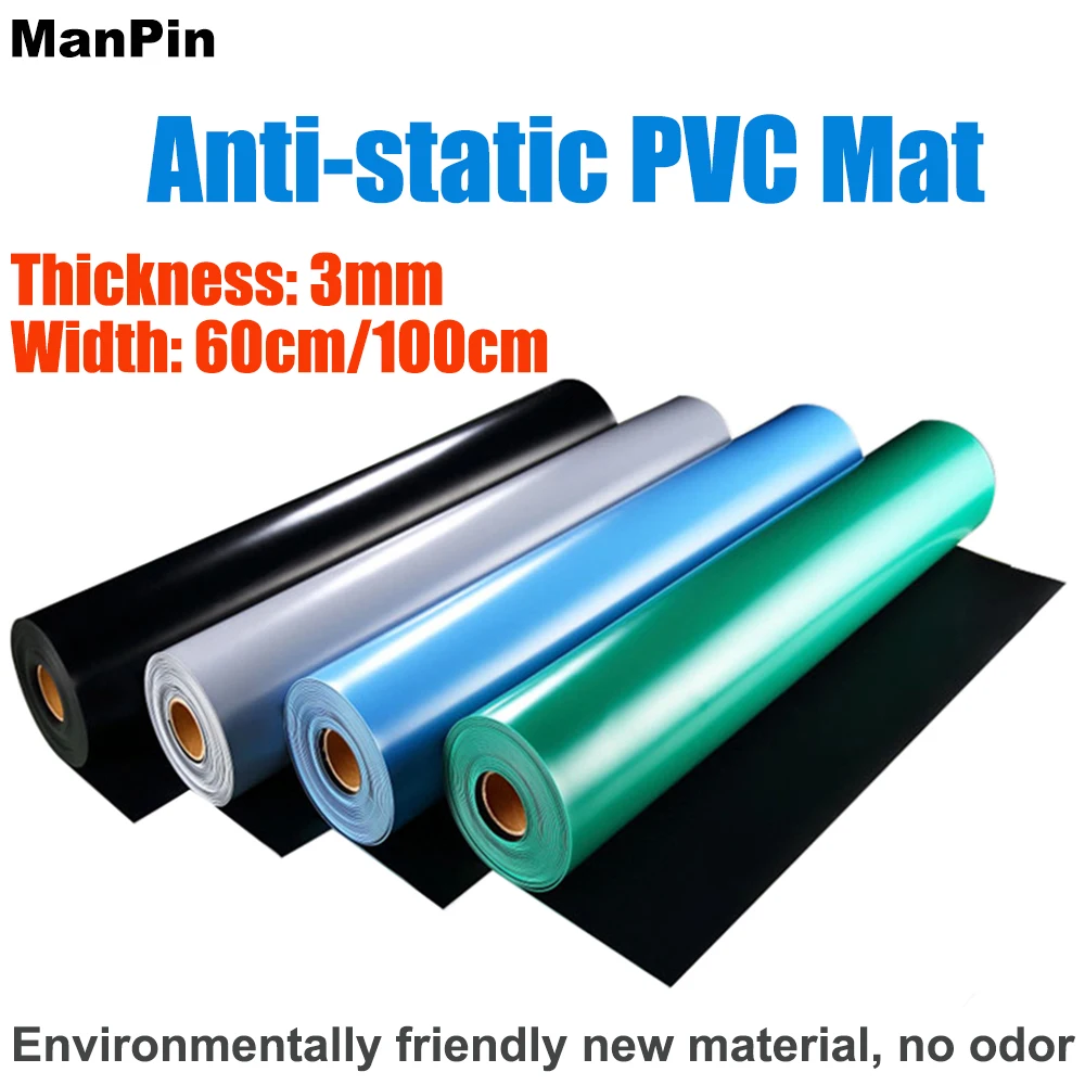 3mm Tischarbeit Matte Anti Statische ESD PVC Gummi Pad Elektronik Telefon Bildschirm Mainboard Reparatur Shop Fabrik verwenden Werkzeug Hohe qualität