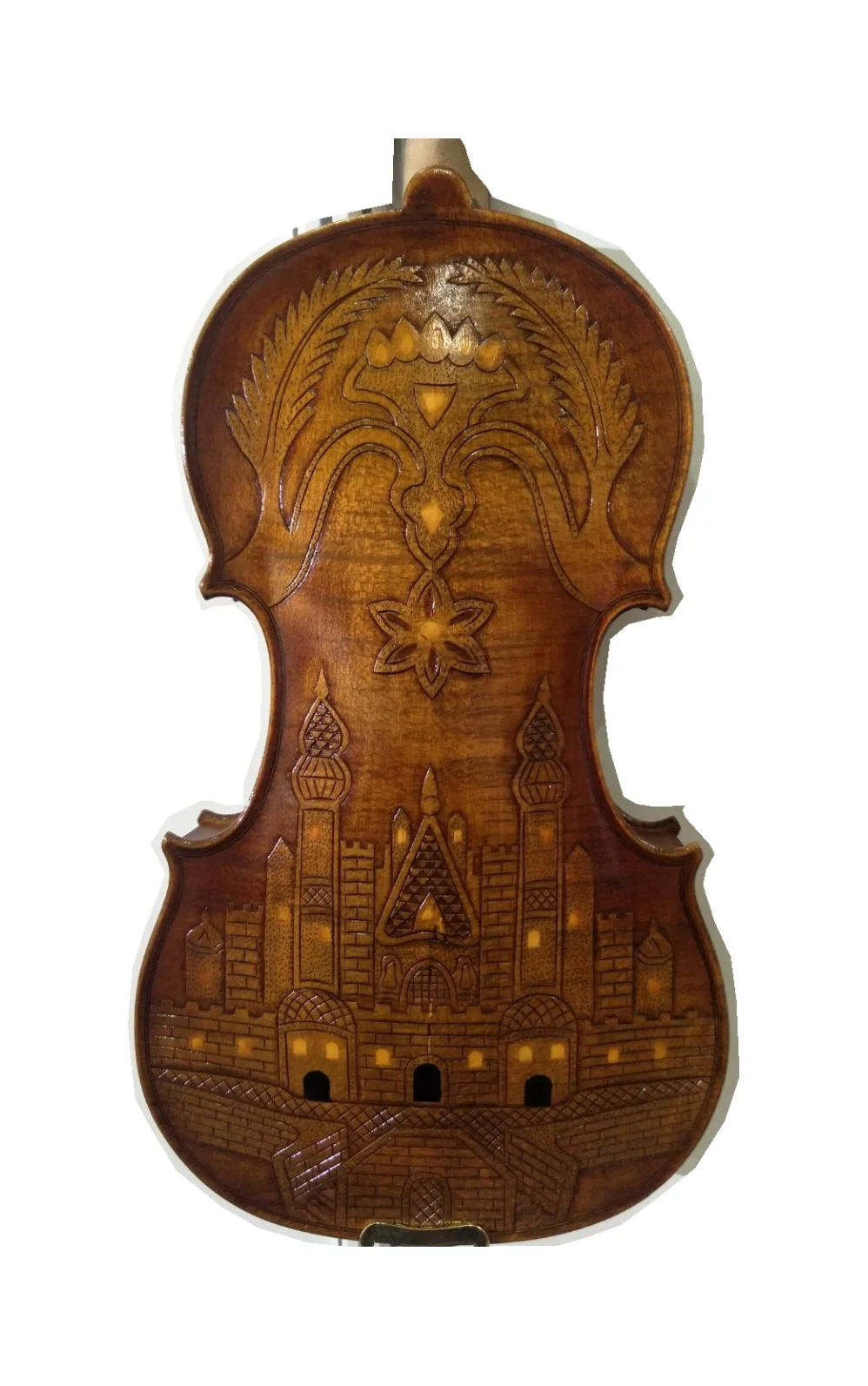 hand made Nice violin. maple back violin+bow +rectangular case+rosin