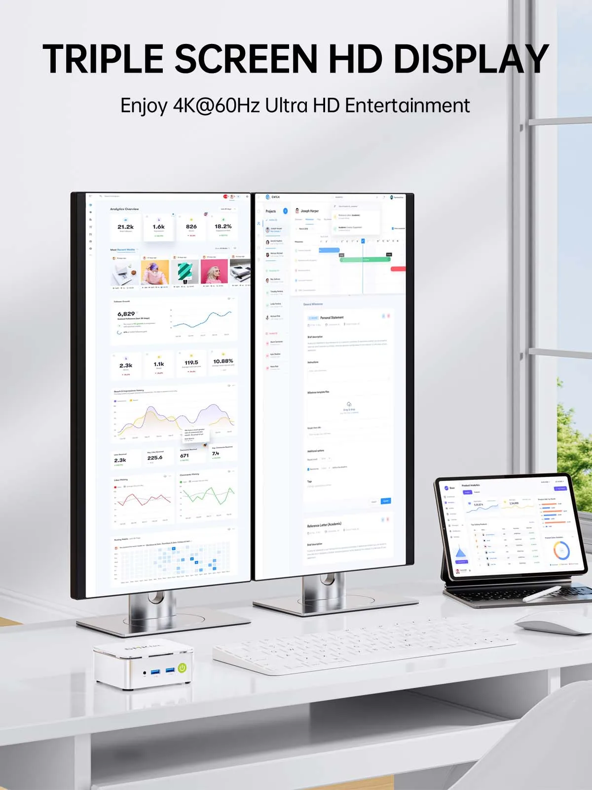 GMKtec G10 AMD Ryzen 5 3500U ミニPC デュアルチャネル DDR4 3200MHz