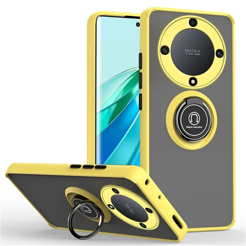 Armor Matte Shockproof Case with Ring Holder Stand