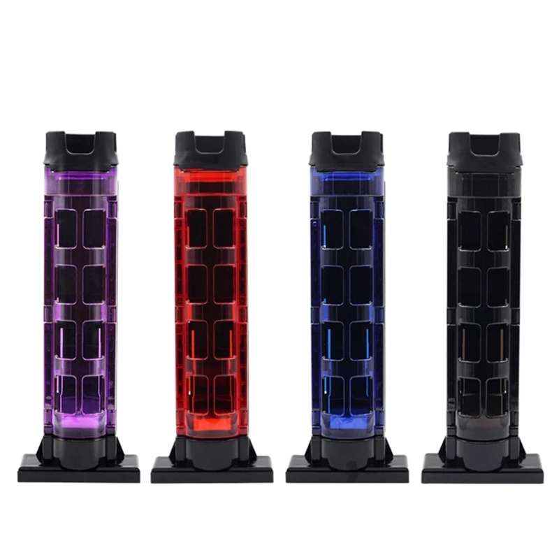 

Fishing Box Rod Barrels Holder Fishing Box Rod Stand Portable Adjustable Height Light Weight for Angler Outdoor Fishing