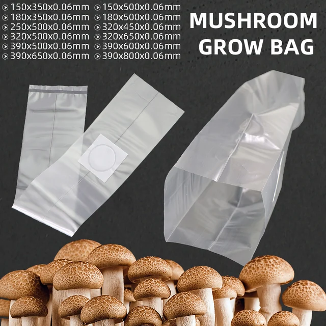 10Db Gomba Ívott Táskák Ívóhordozó Szubsztrát Magas Hőmérsékleten Preciable Kerti Edények Ültetési Ültetése