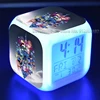 Blue Lock Alarm Clocks Nagi Seishiro Night Light Color 7 Change Led Desk Home Decor Anime Isagi Yoichi Kids Cartoon Alarm Clock 5