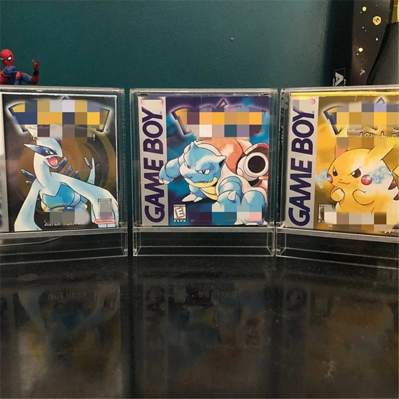 

Clear Protecting case Nintendo Game Boy Box Protector ETB Booster Game Box Acrylic Collection Protective Storage Display Case