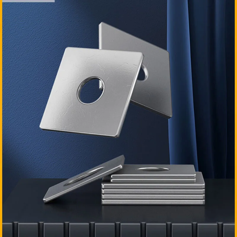 

10Pcs/lot Square Flat Pad Washers M3 M4 M5 M6 M8 M10 M12 M14 M16 304 Stainless Steel Flat Pad Spacer Gasket