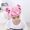 New Cute Baby Bath Shower Cap Adjustable Kids Double-Layer Girl Boy Ear Protection Shampoo Cap Children Hair Wash Hat Head Cover 2