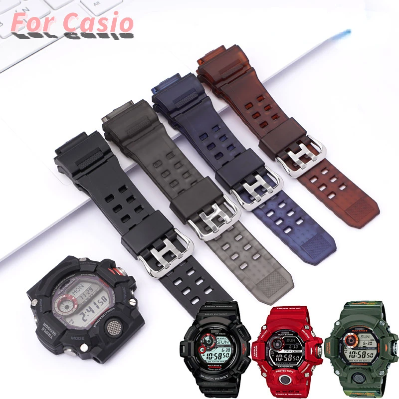 Cinturino In Gomma Per Casio Gw-9400 Cinturino Per Orologio Intelligente Sostituzione Cinturino Da Polso Impermeabile In Silicone Da Uomo Accessori