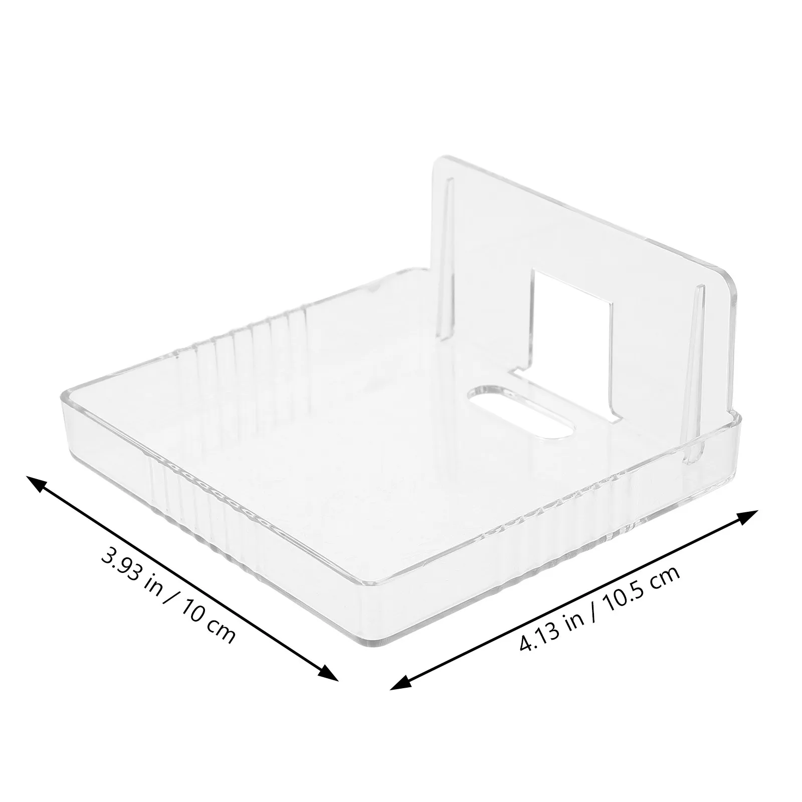 2Pcs 견고한 나사 없는 벽 선반 모니터 카메라 라우터 스피커 마운트 투명 디자인 간편한 설치 거실 사무실