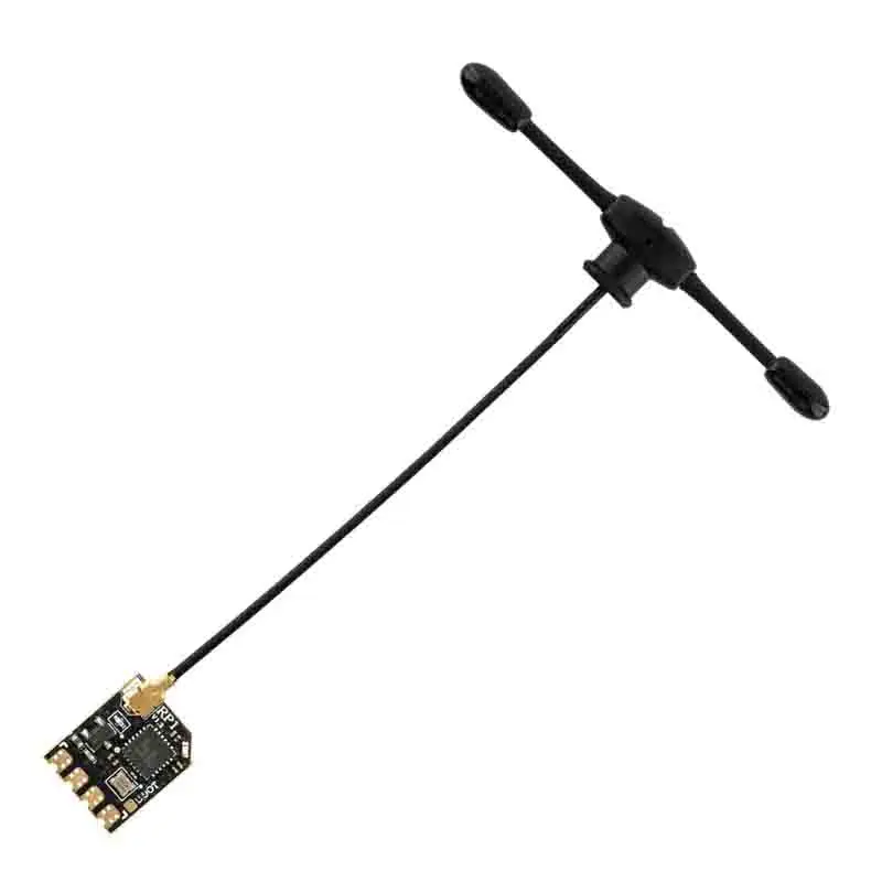 RadioMaster RP1 V2 récepteur ELRS 2.4GHz Nano TCXO, connecteurs et ports visibles