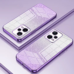 Glitter Plating Soft TPU Phone Case Cover for Xiaomi Mi 13 Ultra (Violet)
