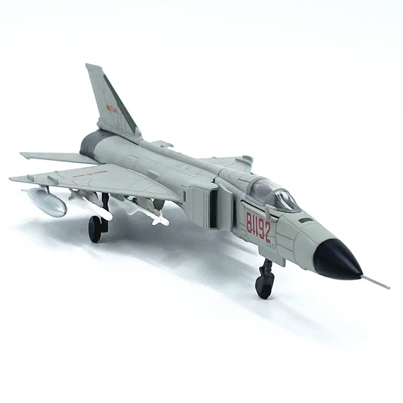 

Die Cast 1:100 Scale China Air Force J8 Fighter Aircraft Model Alloy Military Plane Model Collection Toy Gift Display