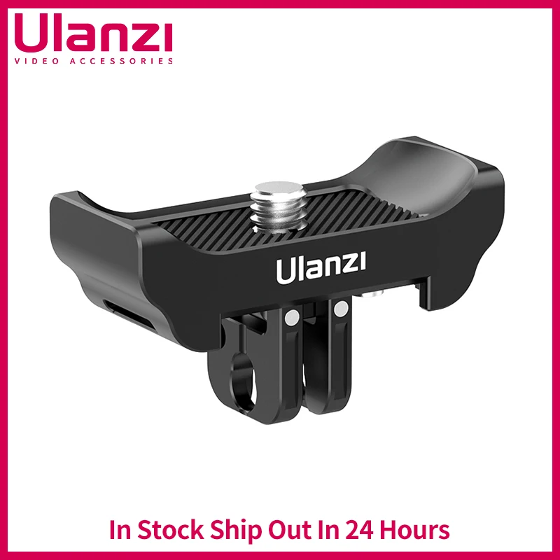 

Ulanzi CO13 3-in-1 Quick Release Adapter for Insta360 X2 Insta360 X3 with DJI-AC Gopro Mount 1/4" Screw Port 3-in-1 interface