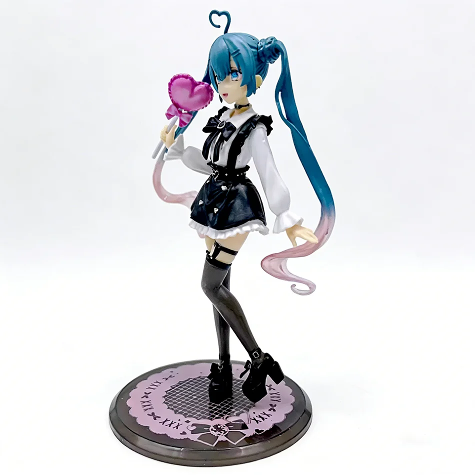 Hatsune Miku 20cm Anime Collectible Figure - Kawaii Decorative Gift for Birthdays and Holidays