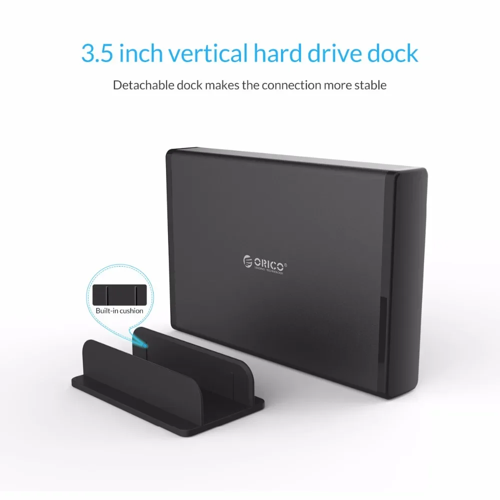 Orico 3.5 Hdd Hdd Case Hdd Sata para Usb 3.0 Adaptador de Disco Rígido Externo Gabinete para 3.5 Hdd Disco Ssd Hdd Case para Computador Portátil - Imagem 2