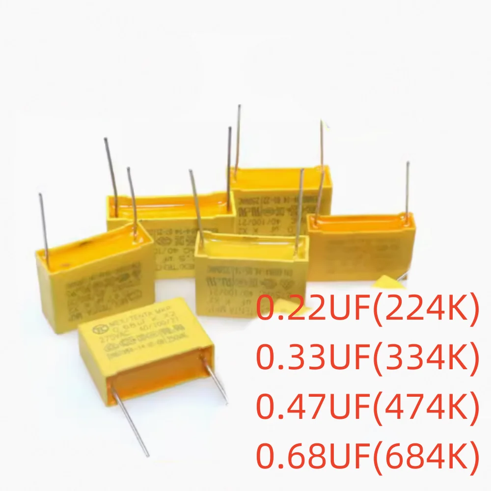 5PCS X2 SAFETY CAPACITOR 275V AC 224K/334K/474K/684K/105K