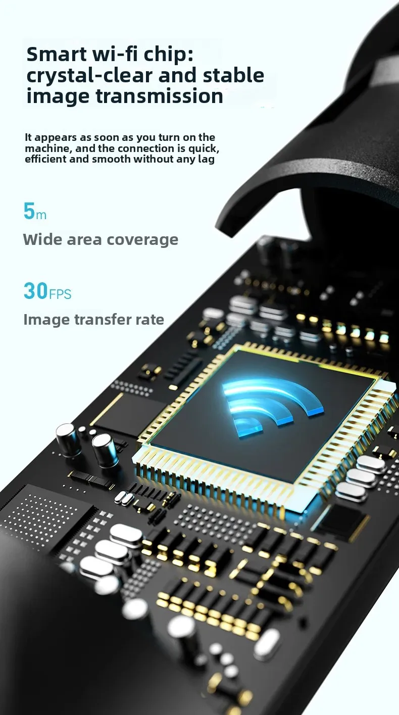 Wireless Otoscope With Camera 1296p Hd Ear Cleaner Tool Kit_voghion.com