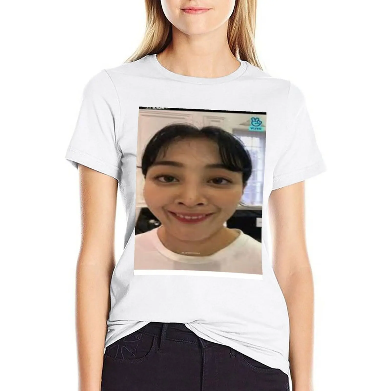 

twice T-shirt cute tops Female clothing designer clothes Women luxury