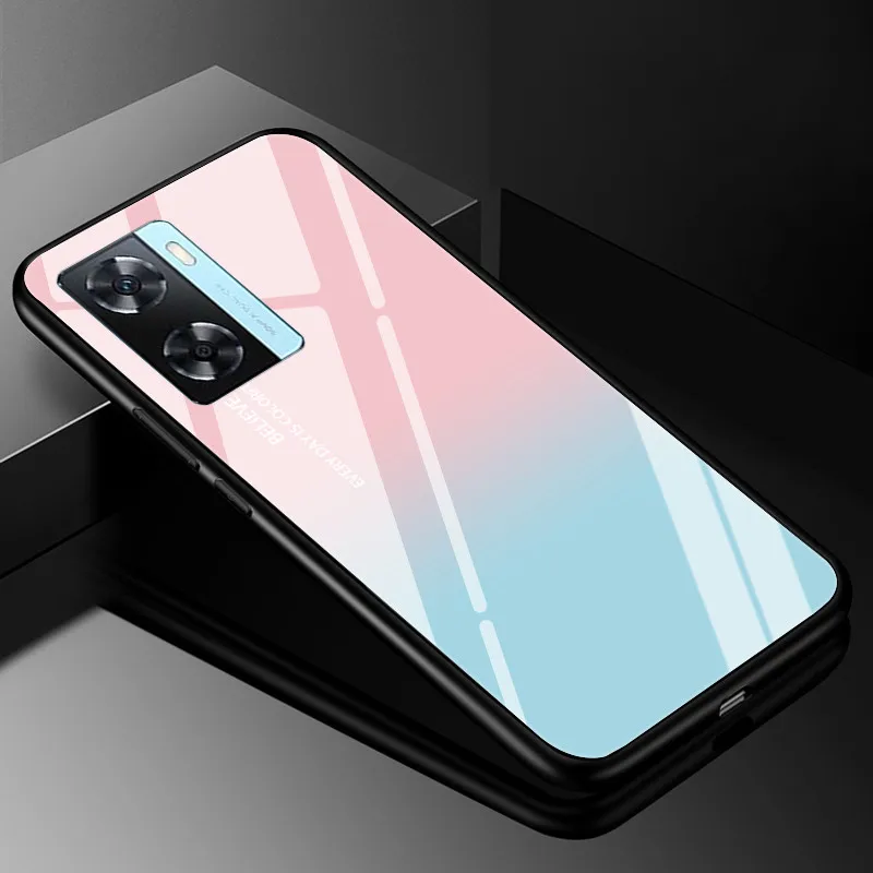 Premium Hard Back Bumper Case with Tempered Glass Cover - Sleek and Durable Protection