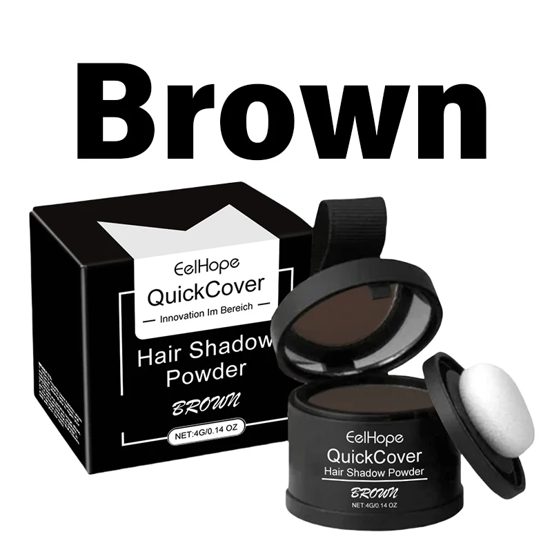 Brown Colors Hairline Powder 4g Hairline Shadow Powder Instantly Black Root Cover Up Shadow Natural Makeup Hair Concealer