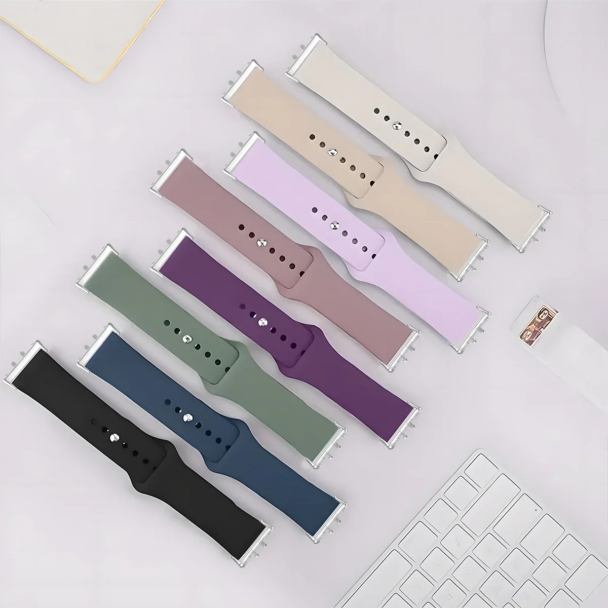 Silicone Sport Strap Replacement Band Bracelet