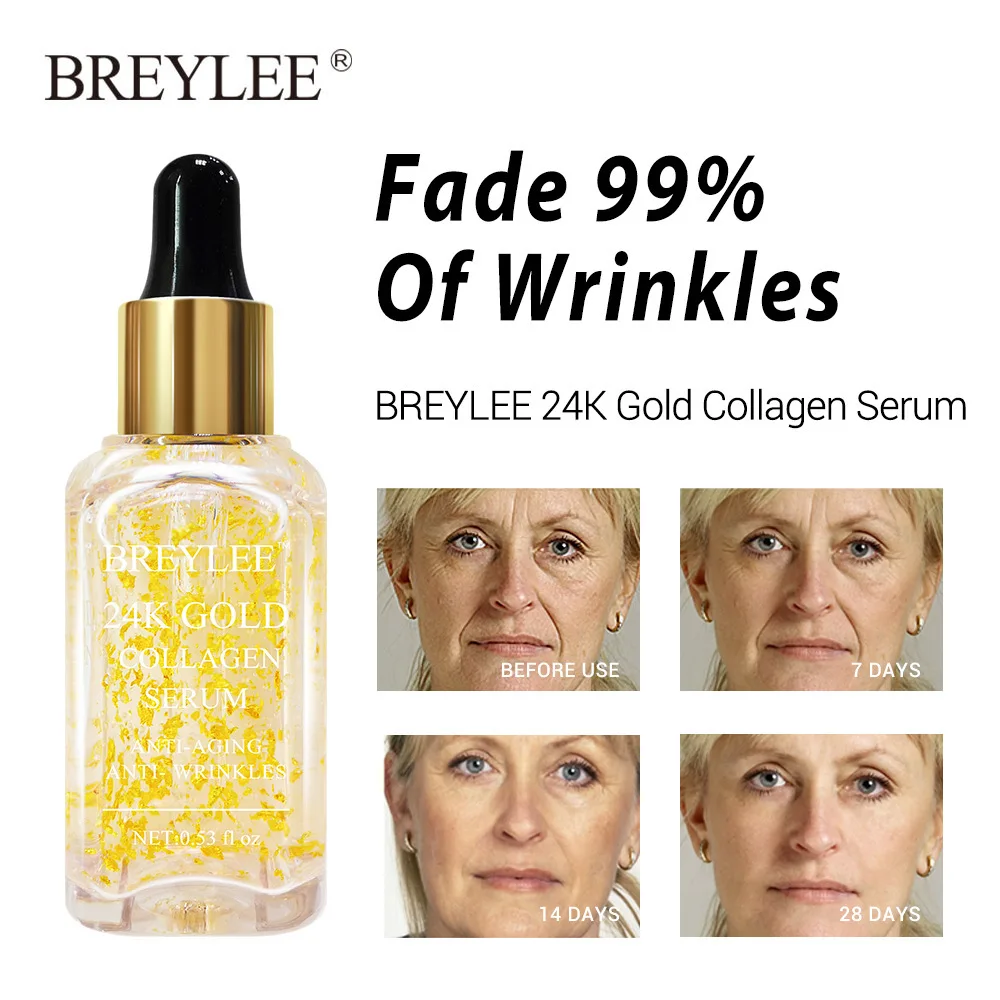 

BREYLEE Retinol Serum Anti-Aging Lifting Firming Collagen Facial Essence Remove Wrinkles Relieve Fine Lines Repair Tighten Skin