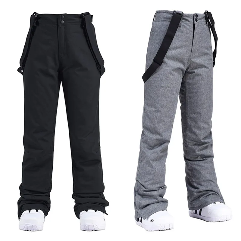 WinterWarmSkiPantsforWomenMenWindproofWaterproofThickenSnow