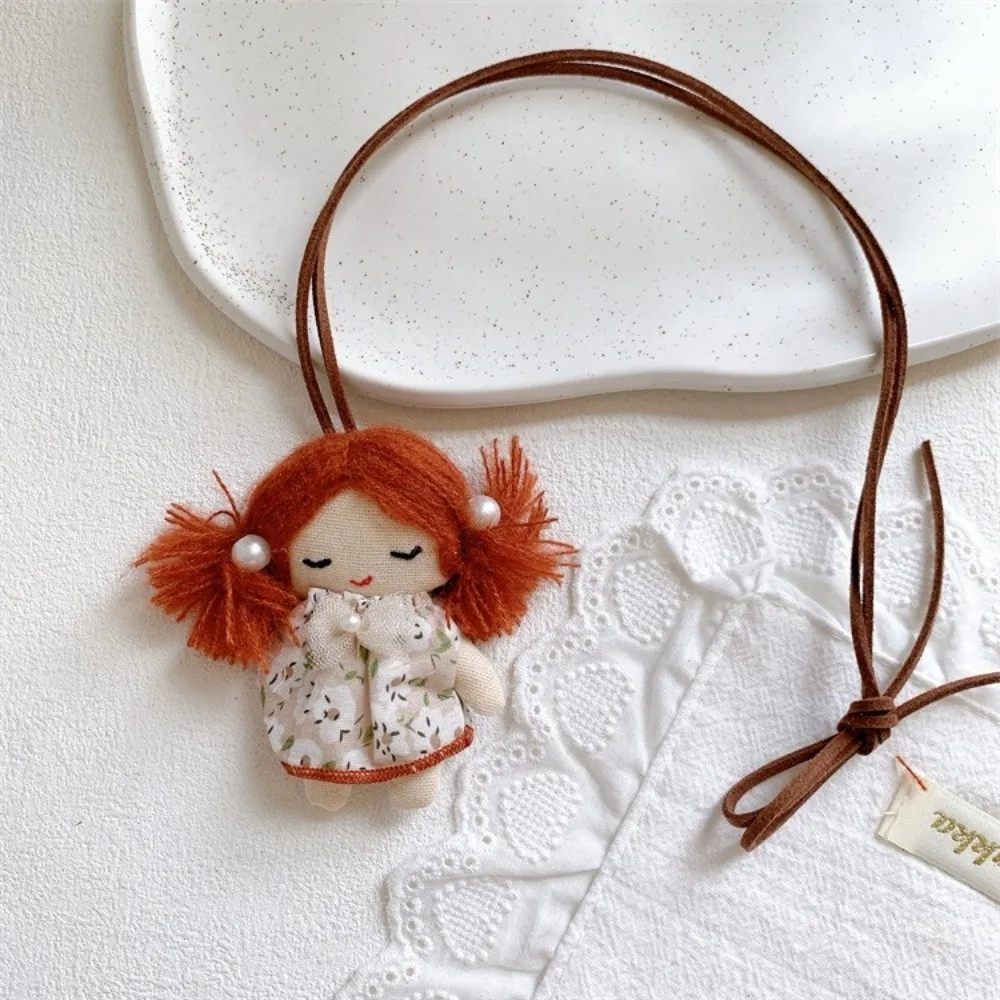 Cute Retro Sweater Necklace Cartoon Animal Girls Sweet Sweater Chain Adjustable Kids Accessories Clothing Pendant