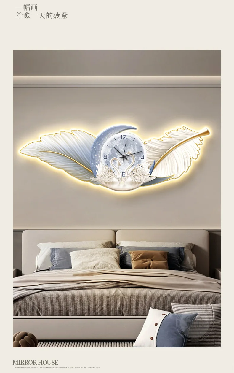 Large Art Mural Wall Clocks Luxury Fashion Digital Minimalist Nordic Silent Wall Watch Creative Reloj De Pared Home Decoration