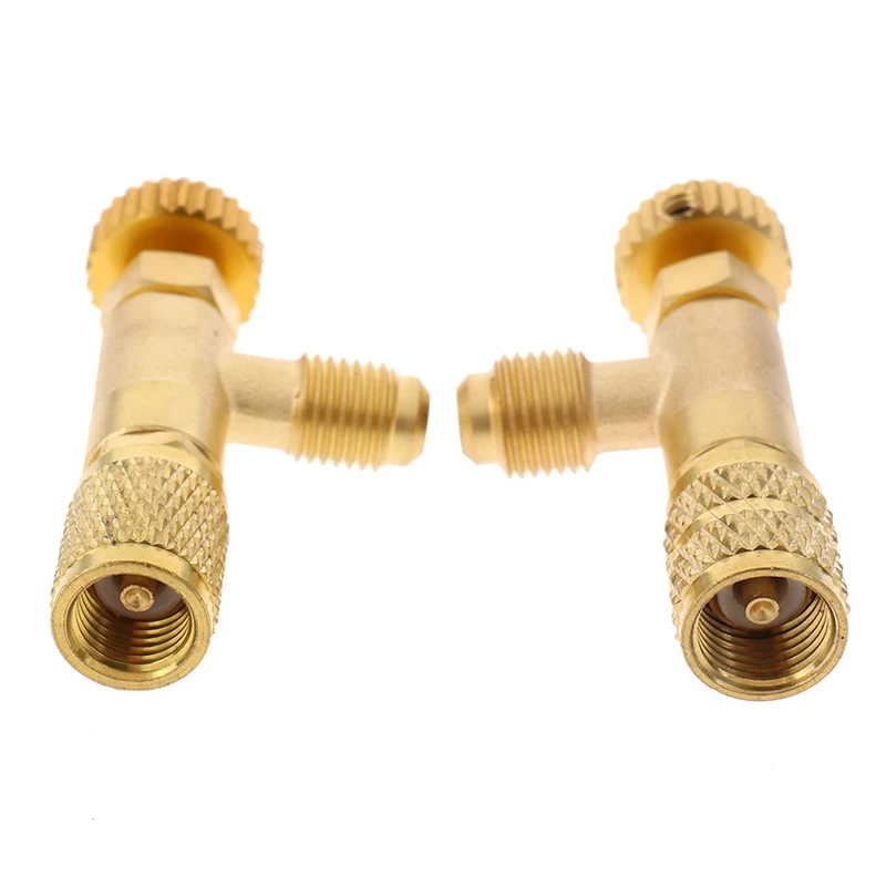 Liquid safety valve R410A R22 air conditioning refrigerant 1/4 " Safety Adapter Air conditioning repair and fluoride refrigeration safety valve