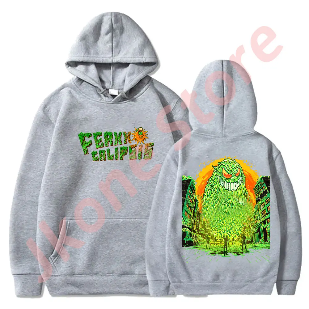 

Толстовки Feid Ferxxo с изображением монстра, свитшоты 2024 Ferxxocalipsis Tour Merch для женщин и мужчин, модная повседневная Уличная одежда для косплея