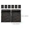 8 Pcs Produce Black Laundry Bag Travel Garment Mesh Net Polyester Sock Bags for 6