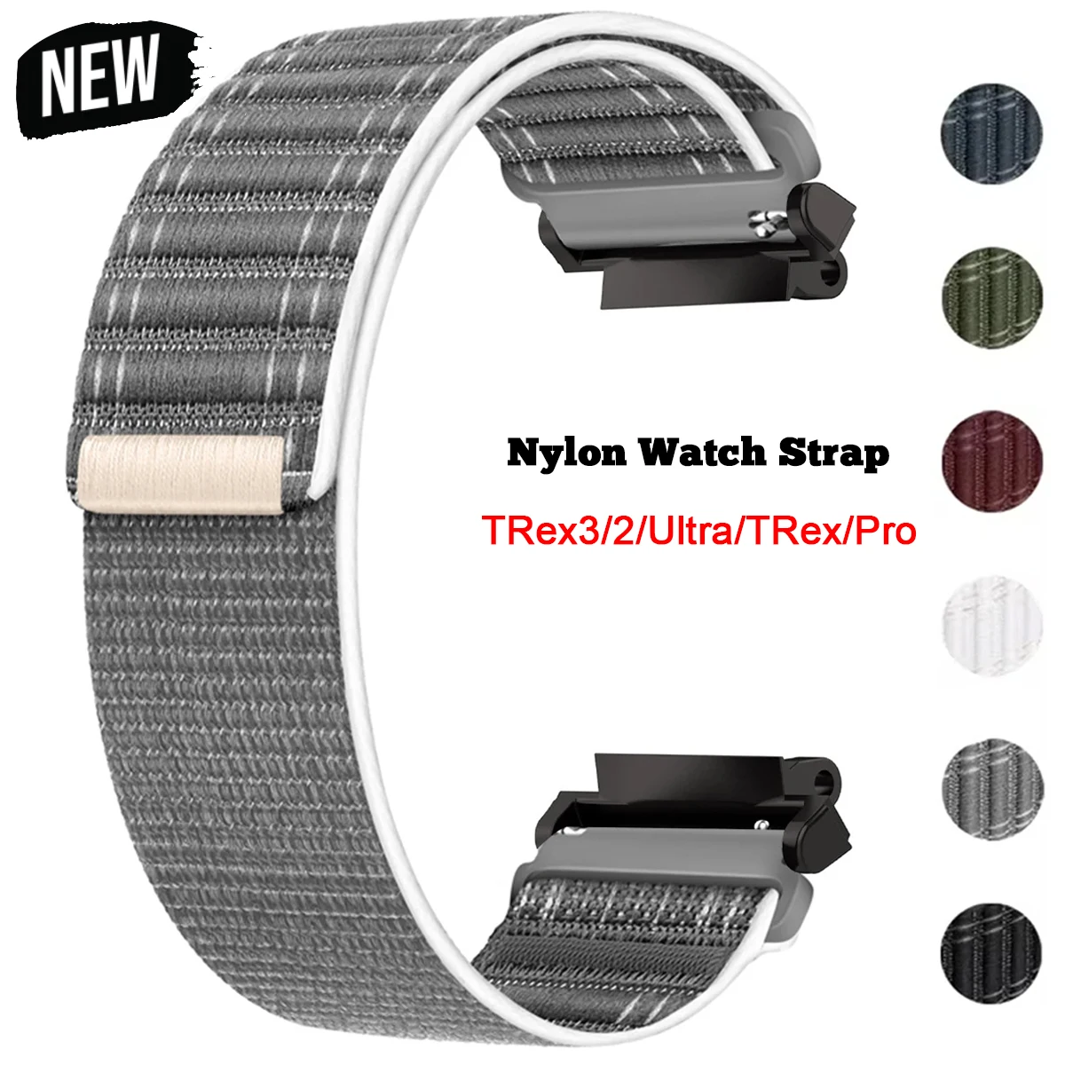 Durable Nylon Sports Watch Band Replacement Strap Bracelet