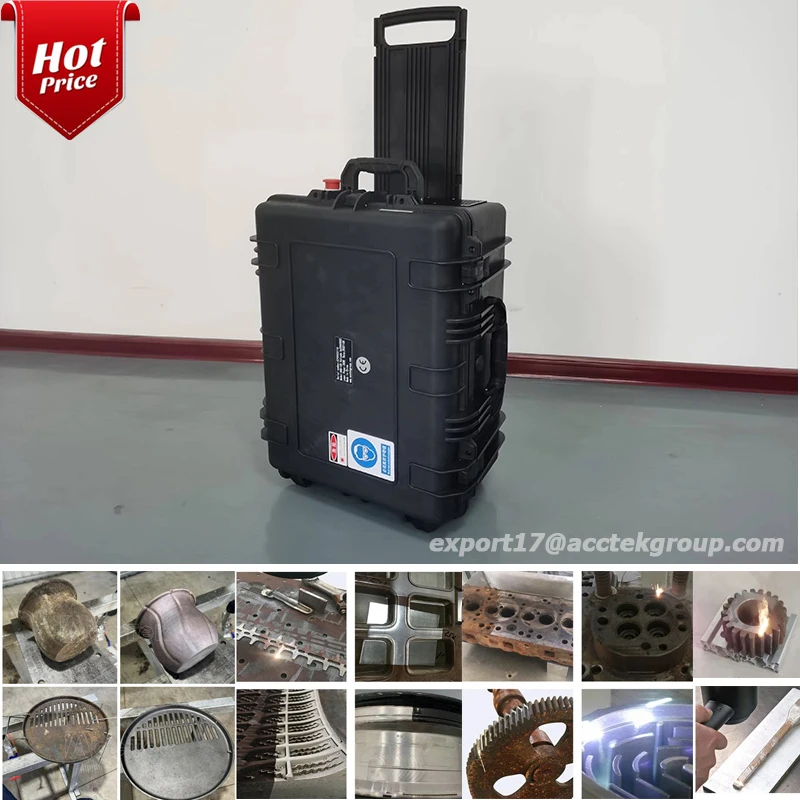 

Backpack Mini Pulse Metal Cleaner 100W Hand Held Laser Cleaning Machine Rust Remover