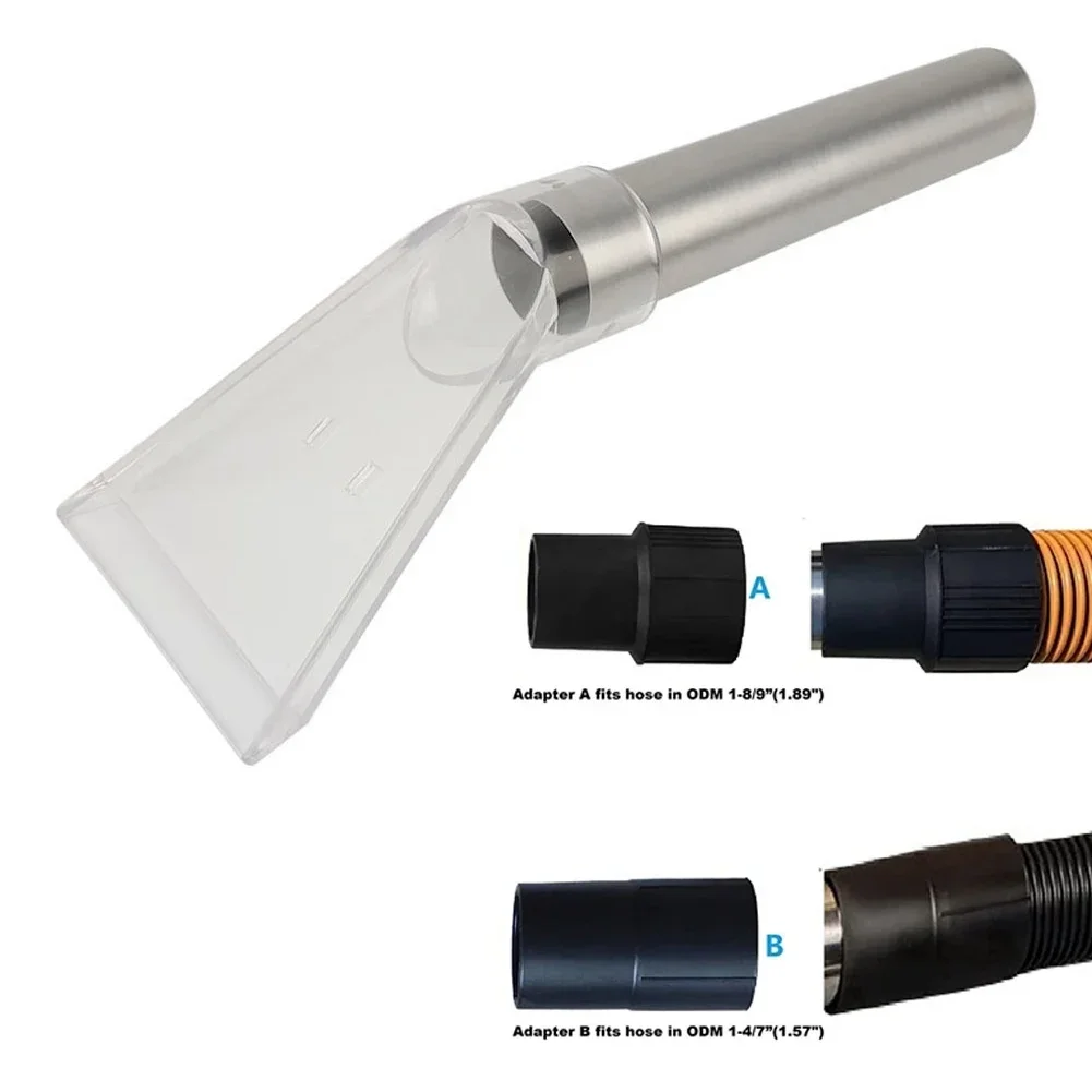 Swivel Head Transparent Floor & Carpet Cleaner Nozzle – Household Cleaning Tool