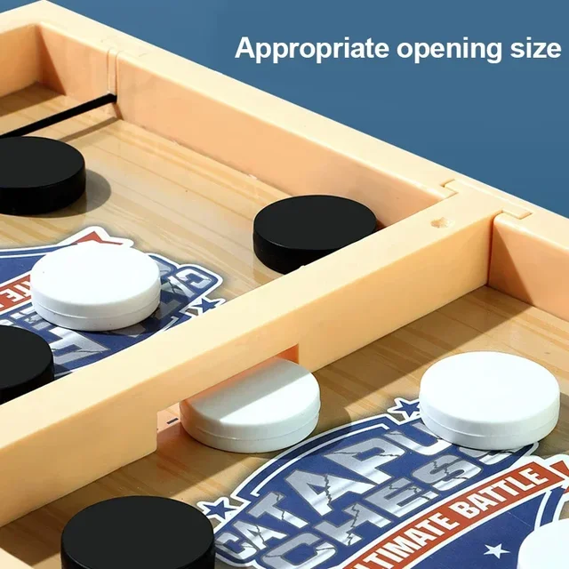 Fast Sling Puck Game Slingshot Chess Parent-child Interactive Table Chess Puzzle Board Game Interactive Play Chess 3