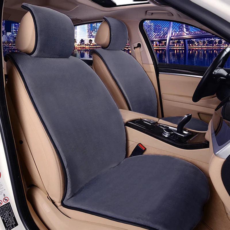 UniversalWinterWarmCarSeatCoverCushionAntislipThickenedPlush