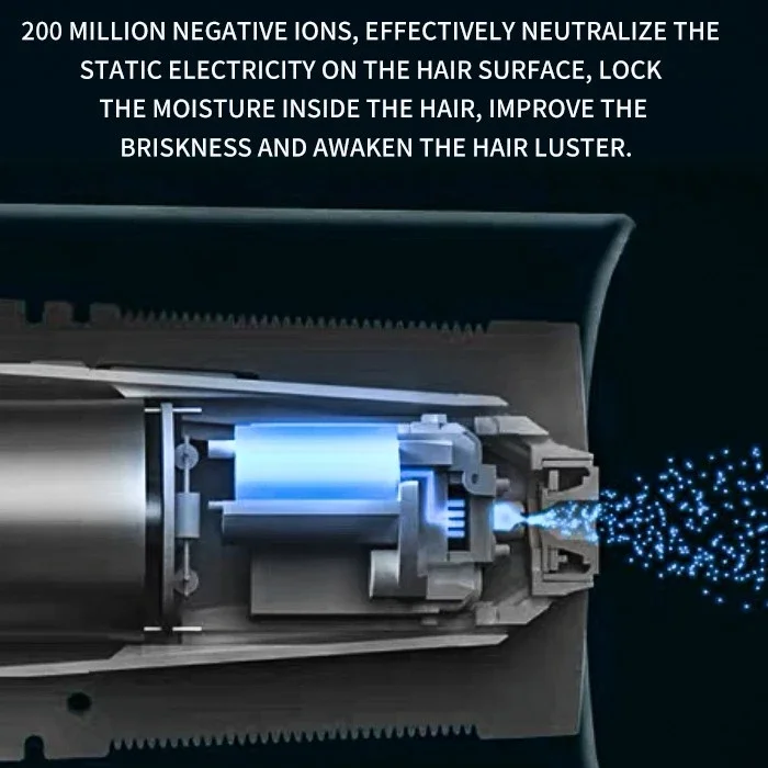 110000 Rpm High Power Salon Blow Dryer Km-2061 Negative Ion Hot And Cold Wind Hair Dryer 5