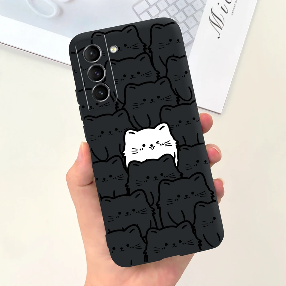 Cute Astronauts Cartoon Soft TPU Phone Case - Stylish Protective Back Cover