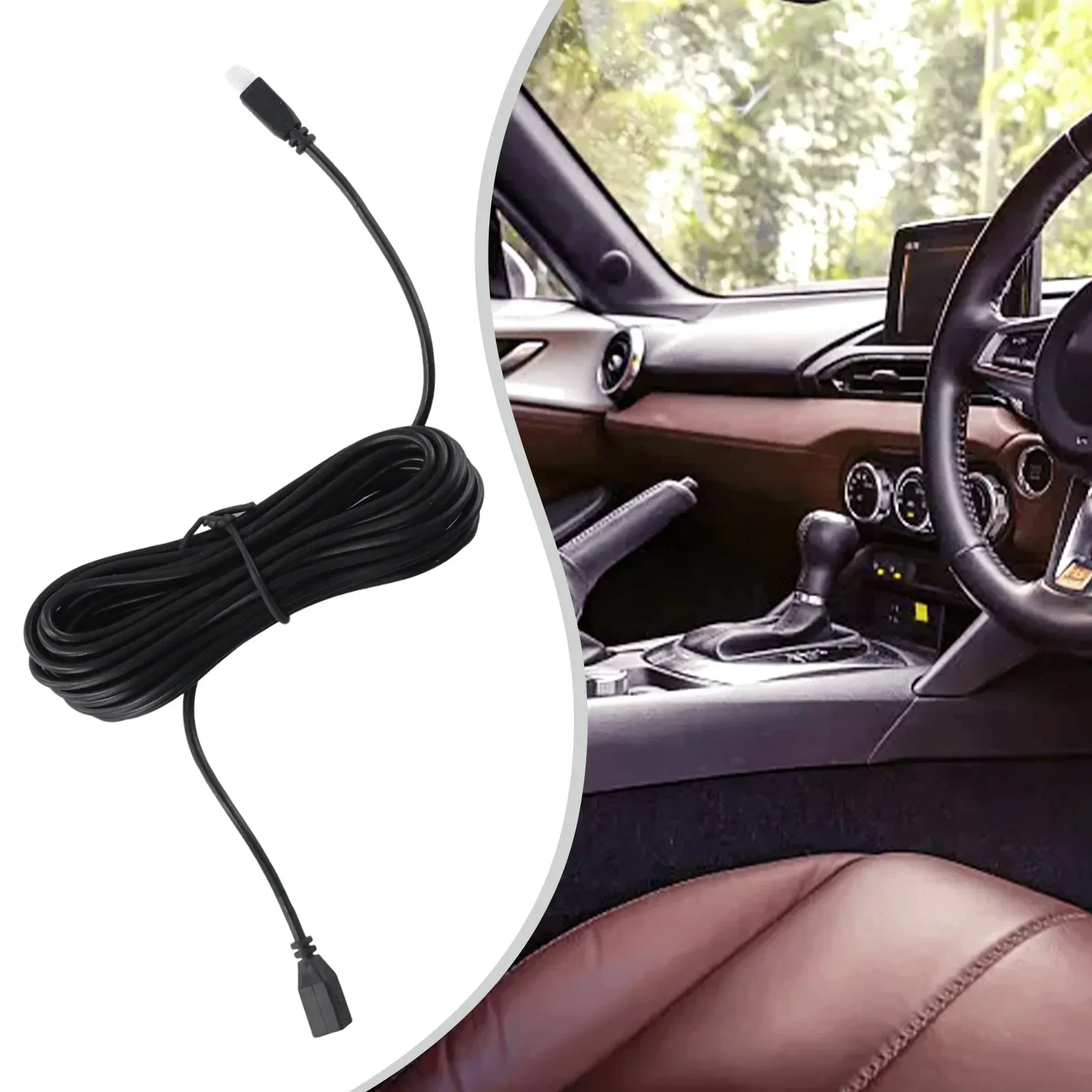 Cavo Di Prolunga 4 Metri Per Sensori Di Parcheggio Auto - Resistente Alle Intemperie - Facile Installazione - Nero - 6