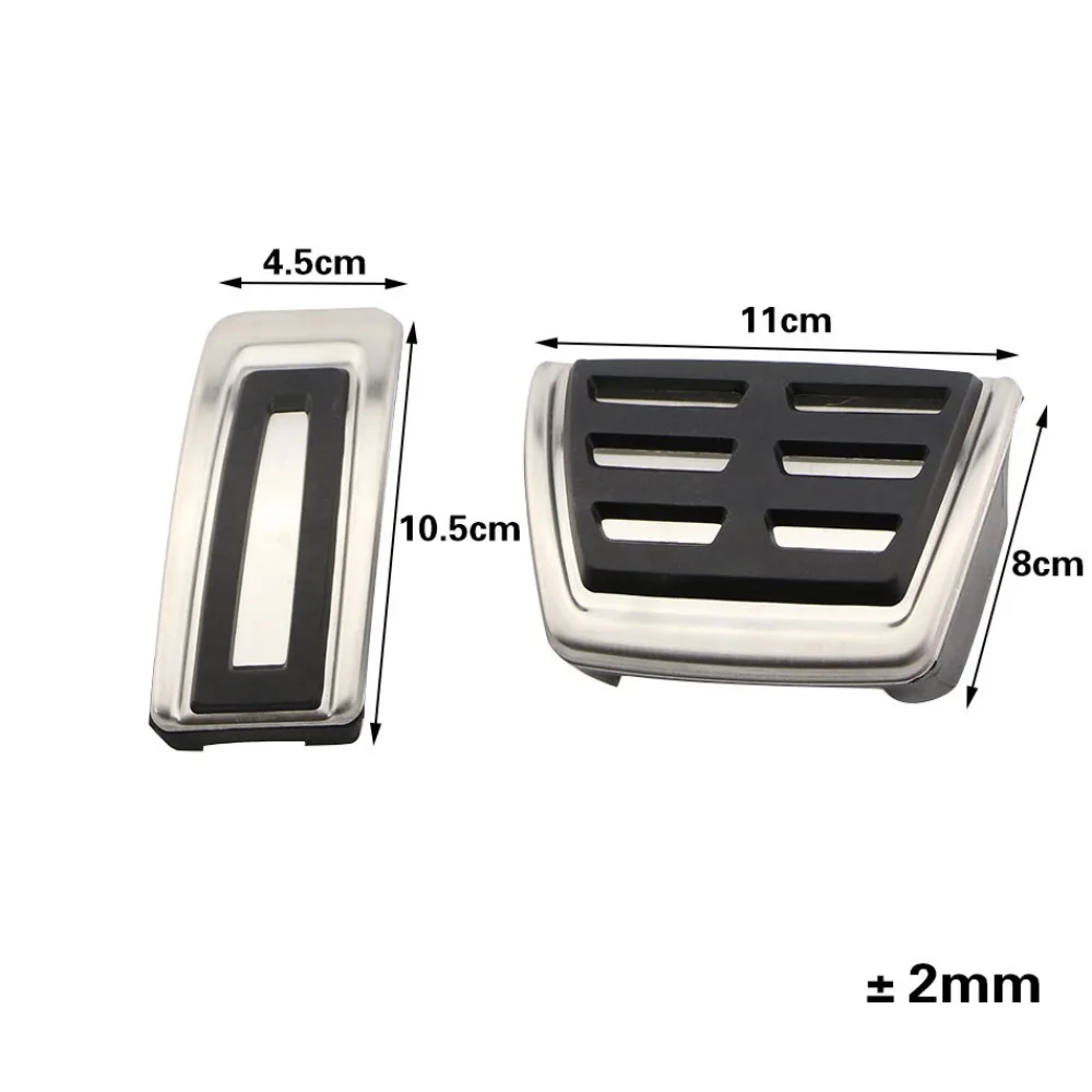 Car Pedals Gas Brake Foot Rest Pads Pedal Cover for Volkswagen VW Passat B8 Variant-Tiguan MK2 Allspace-car accessories car pedals pedal cover