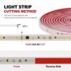 AC 2835 Led Strip Lights Dimmable 220V 230V 120 LEDs/m 0.5m 1m 2m 5m 10m 20m 50m Waterproof High Brightness Diode Tape Adhesive 4