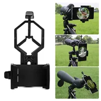 Cell Phone Adapter with Spring Clamp Mount Monocular Microscope Accessories Adapt Telescope Mobile Phone Clip Accessory Bracket 1