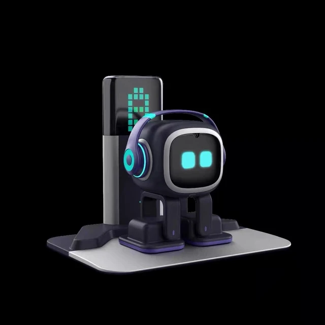 Emo robot charging station and intelligent emotional companionship voice AI  desktop EMOPET electronic pet children's gift - AliExpress