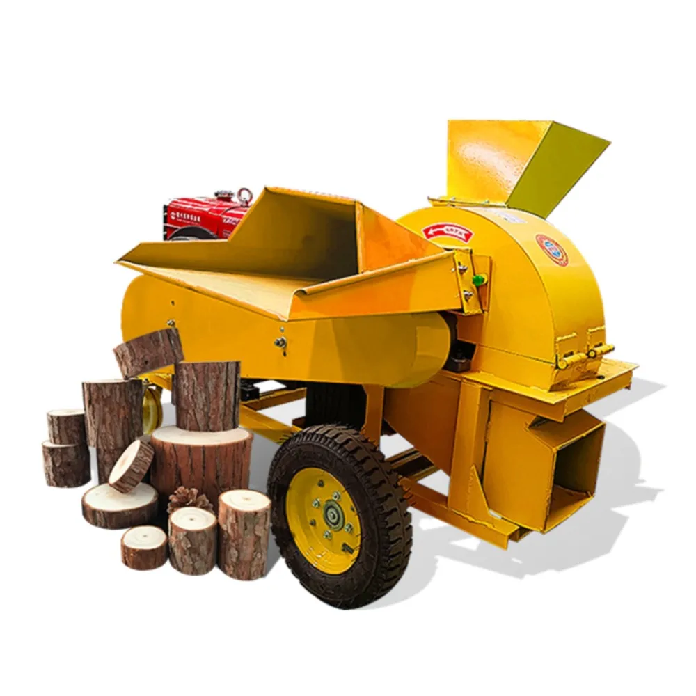 Industrial Wood Crusher Machine For Sawdust Large Wood Chipper Made in China Manual Shredder Wood Chipper Machine