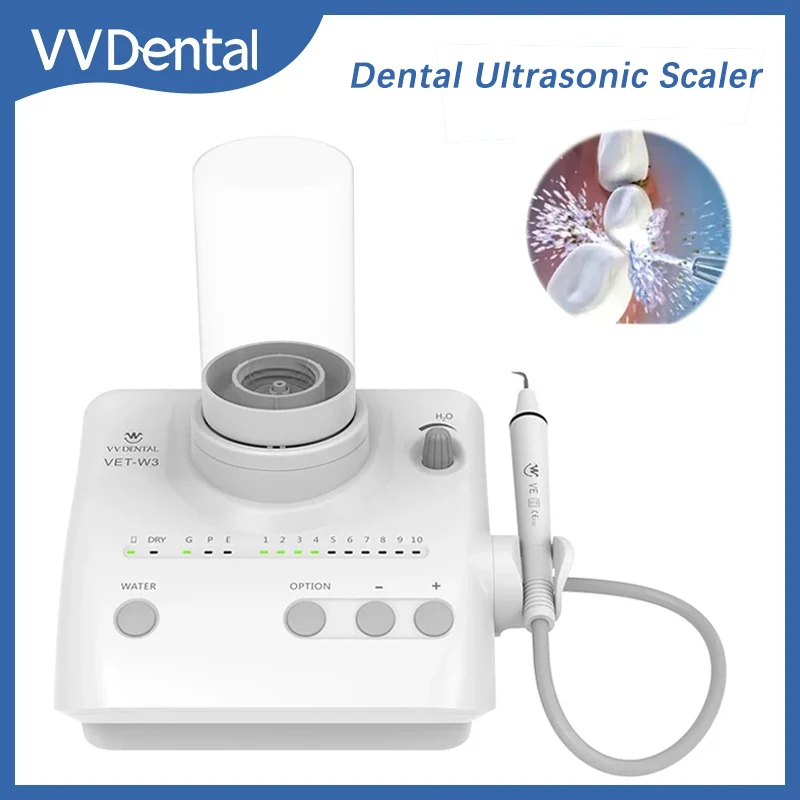 

VV Dental Ultrasonic Scaler Set for Remove Dental Plaque And Calculus Oral Hygiene Cleaning Teeth Whitening Tools