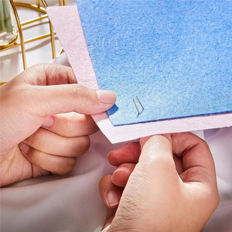 【플래시딜】더블 엣징 스테인레스 스틸 재봉용 U핀 200개 재봉핀 포크 니들크래프트 다용도 스트레이트 포 주얼