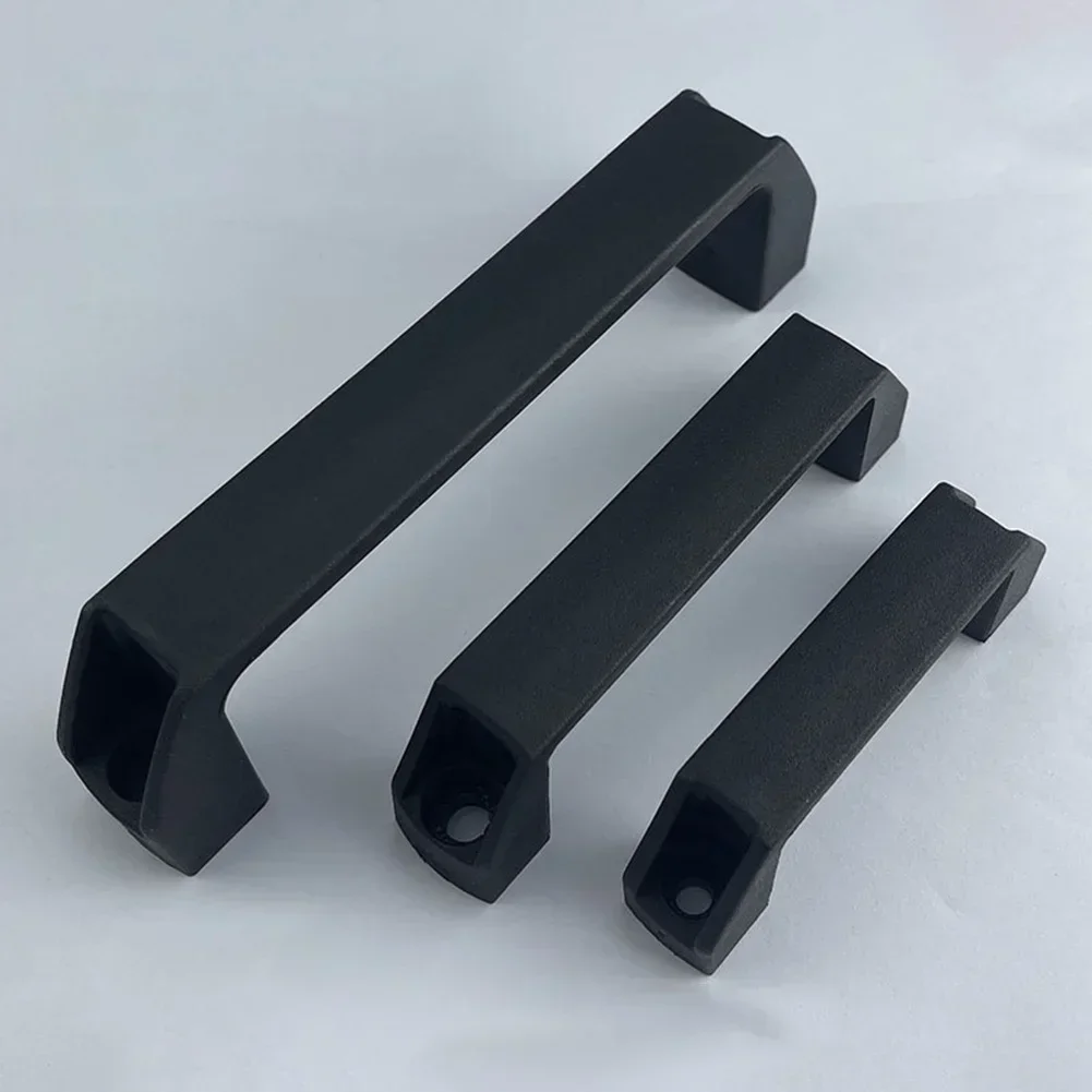 Cabinet Pulls Handles Furniture Handles Drawer Knob Black Plastic Industrial Cabinet Wardrobe Knobs Hardware 2PCS furniture handles
