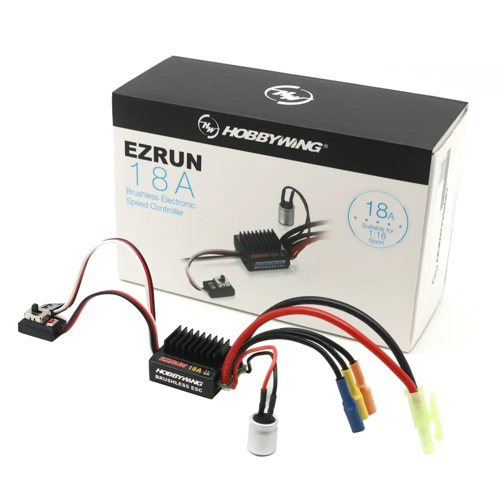 ホビーウィング18a esc 1/18スケールEZRUN-18A-SL,リモート