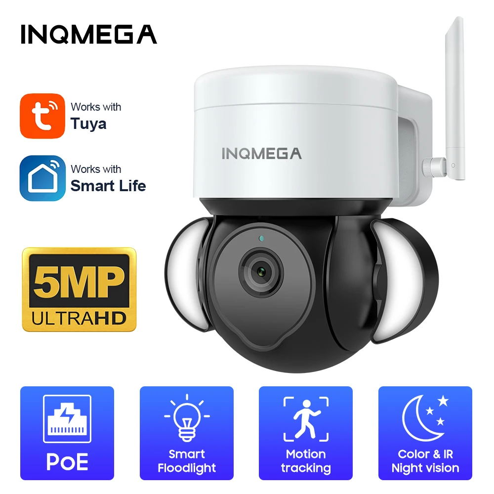 inqmega-5-Мп-ptz-ip-камера-poe-камеры-безопасности-Открытый-Цвет-ночного-видения-Смарт-p2p-панорамирование-наклон-с-детектором-движения-видео-камера