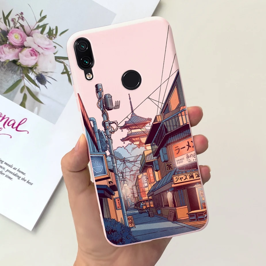 Cute Cartoon Painted Back Cover - Soft Bumper Phone Case